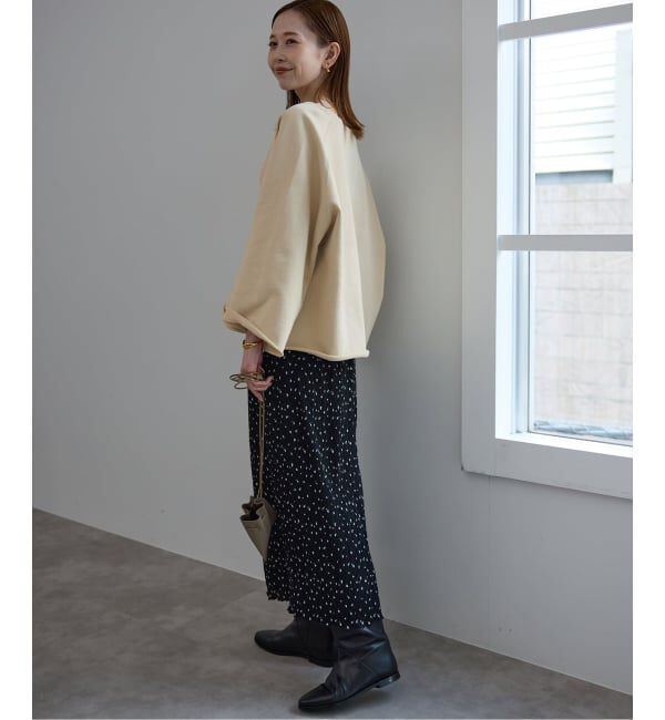 SLOBE IENA「裏毛スキッパープルオーバー」|スウェット・ジャージ|