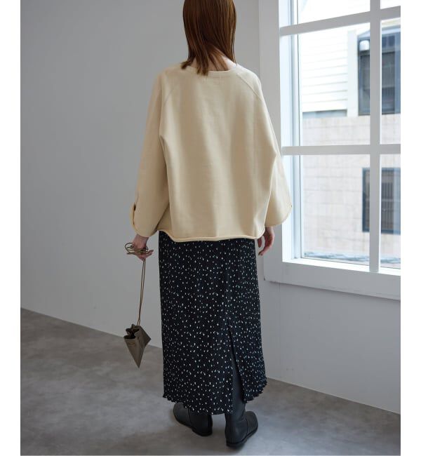 SLOBE IENA「裏毛スキッパープルオーバー」|スウェット・ジャージ|