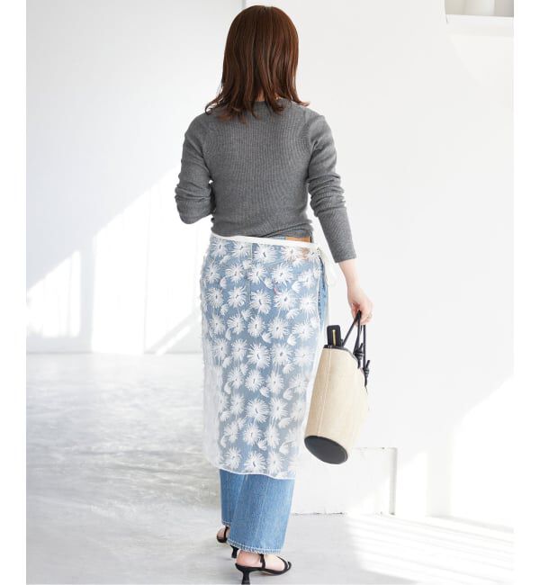 SLOBE IENA「《WEB限定/追加3》スイビハイゲージプルオーバー」|ニット・セーター|