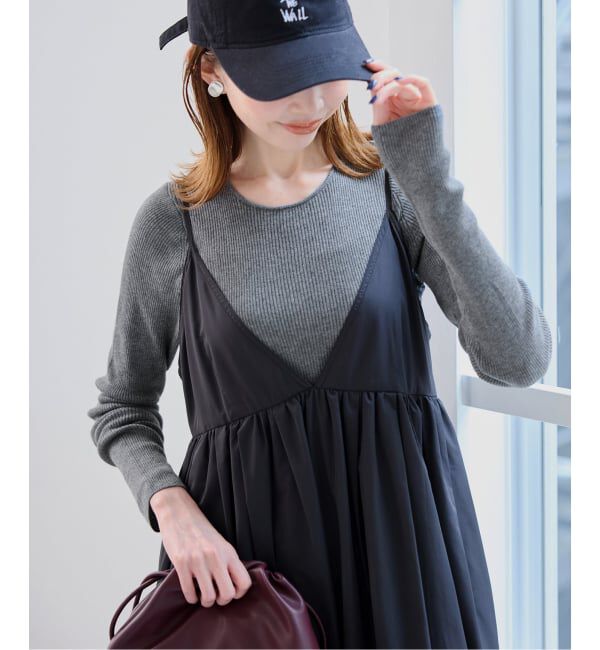 SLOBE IENA「《WEB限定/追加3》スイビハイゲージプルオーバー」|ニット・セーター|