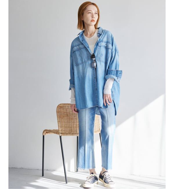 SLOBE IENA「《WEB限定/追加3》スイビハイゲージプルオーバー」|ニット・セーター|