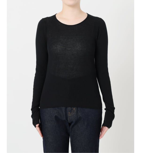 SLOBE IENA「《WEB限定/追加3》スイビハイゲージプルオーバー」|ニット・セーター|