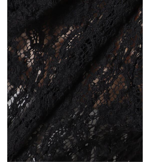 IENA「Flowerストレッチレース ポロシャツ」|Tシャツ・カットソー|