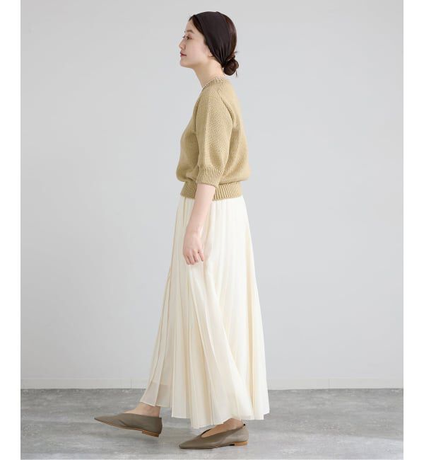 IENA「POLISHコットンプルオーバー」|ニット・セーター|