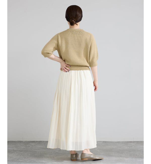 IENA「POLISHコットンプルオーバー」|ニット・セーター|