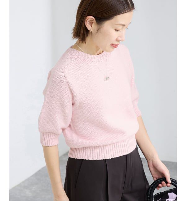 IENA「POLISHコットンプルオーバー」|ニット・セーター|