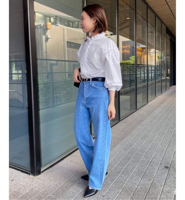 SLOBE IENA「《追加2》ミニフリルブラウス」|シャツ・ブラウス|