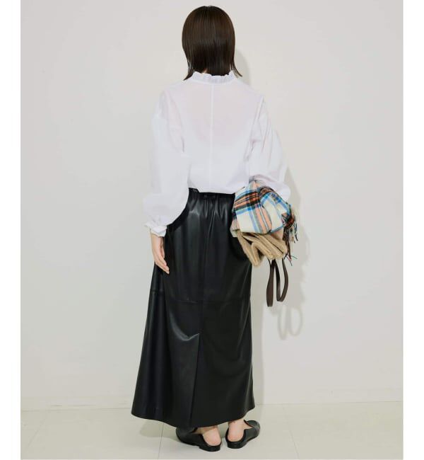 SLOBE IENA「《追加2》ミニフリルブラウス」|シャツ・ブラウス|