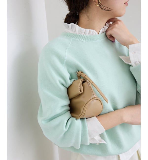 SLOBE IENA「《追加2》ミニフリルブラウス」|シャツ・ブラウス|