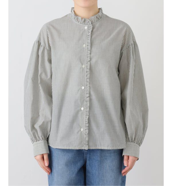 SLOBE IENA「《追加2》ミニフリルブラウス」|シャツ・ブラウス|