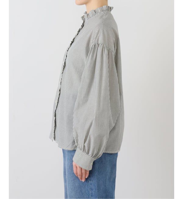 SLOBE IENA「《追加2》ミニフリルブラウス」|シャツ・ブラウス|