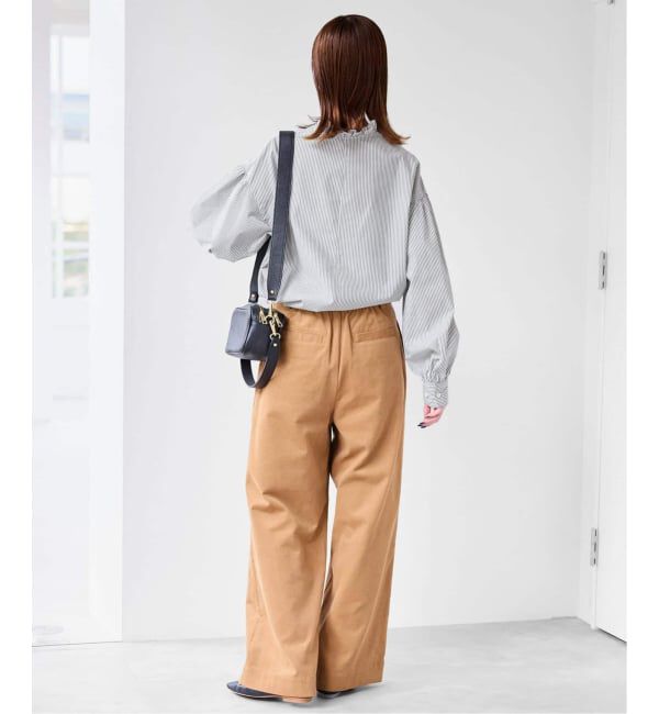 SLOBE IENA「《追加2》ミニフリルブラウス」|シャツ・ブラウス|