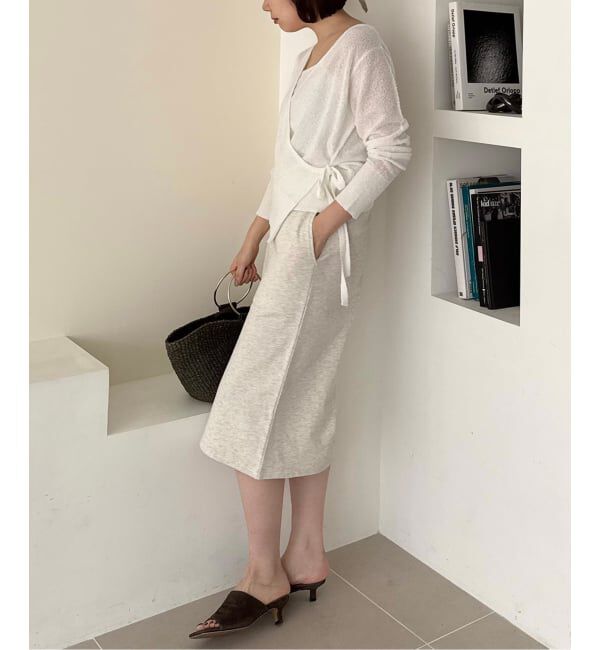 SLOBE IENA「《2枚セット/予約》キャミセットカシュクールカーディガン」|カーディガン|