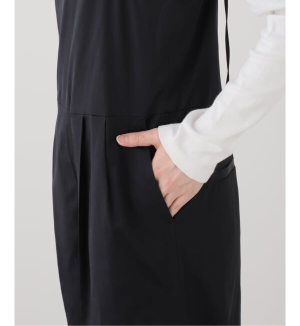 IENA「ウォッシャブル スクエアネックサロペット」|オールインワン|