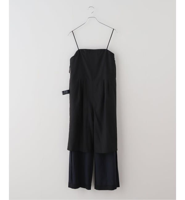 IENA「ウォッシャブル スクエアネックサロペット」|オールインワン|