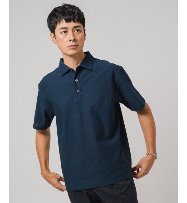 EDIFICE「"吸水速乾機能"ALBINI オープン ポロシャツ」|ポロシャツ|