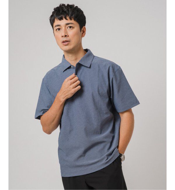 EDIFICE「"吸水速乾機能"ALBINI オープン ポロシャツ」|ポロシャツ|