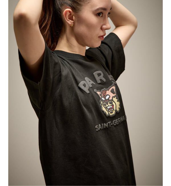 Paris Saint-Germain「【Paris Saint-Germain / パリ・サン＝ジェルマン】 JP COLLEGE LOGO TEE」|Tシャツ・カットソー|ブラック