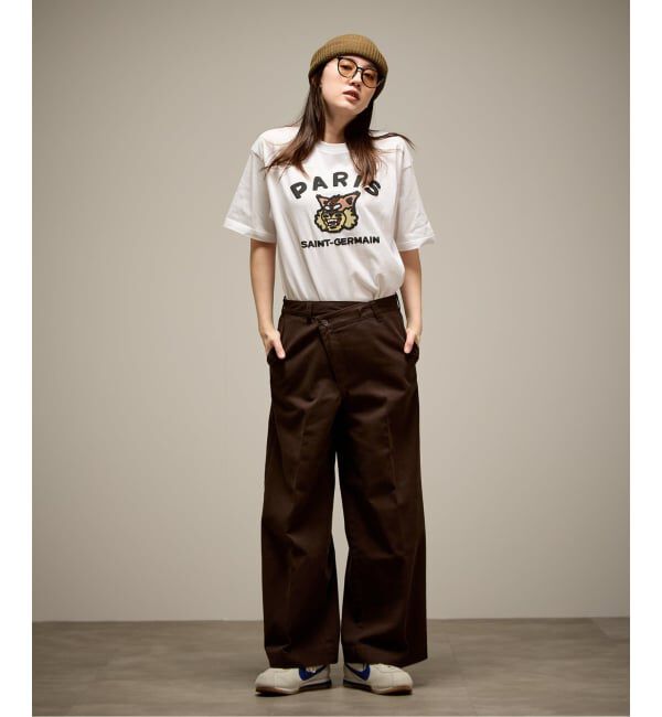 Paris Saint-Germain「【Paris Saint-Germain / パリ・サン＝ジェルマン】 JP COLLEGE LOGO TEE」|Tシャツ・カットソー|