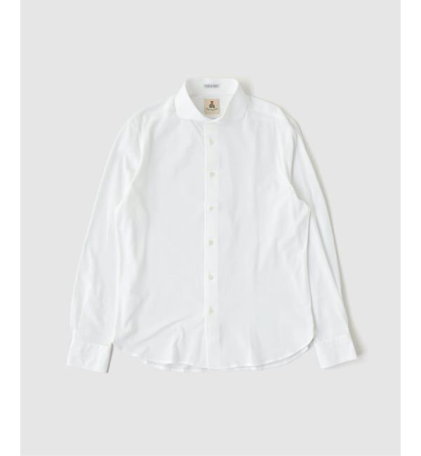 EDIFICE「GUY ROVER (ギローバー) Melange Jersey Cutaway Shirts」|シャツ・ブラウス|ホワイト