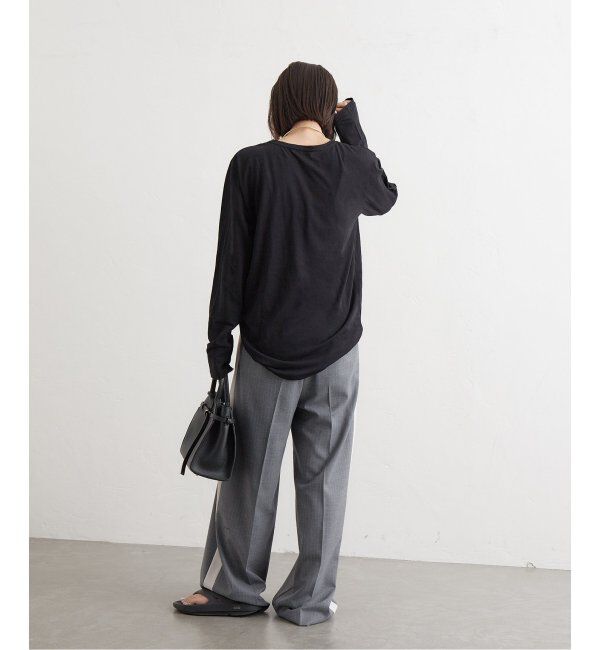 JOURNAL STANDARD「《追加》クルーネックシアーロングTシャツ」|Tシャツ・カットソー|