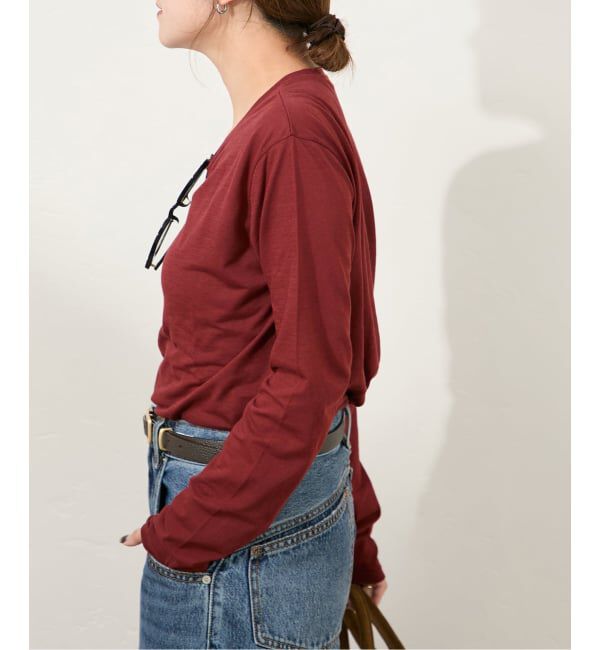 JOURNAL STANDARD「《追加5》クルーネックシアーロングTシャツ」|Tシャツ・カットソー|