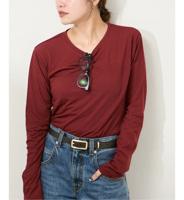 JOURNAL STANDARD「《追加5》クルーネックシアーロングTシャツ」|Tシャツ・カットソー|