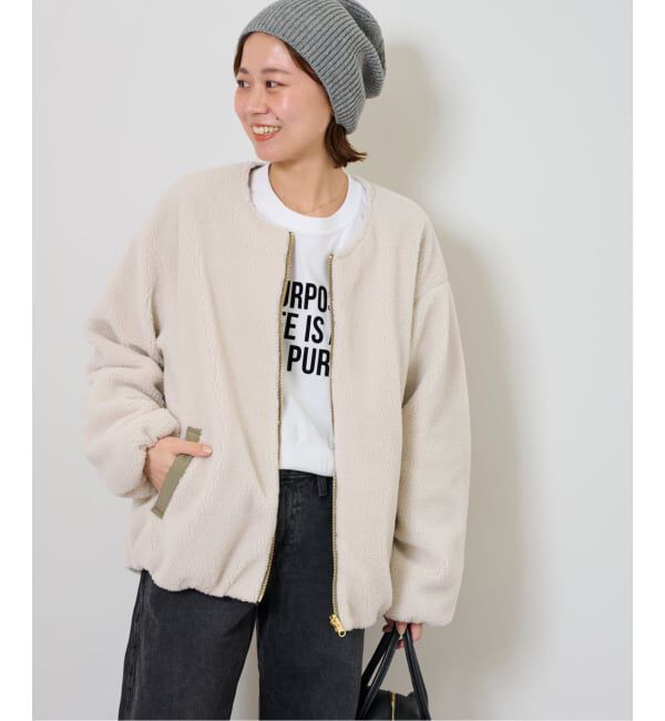 JOURNAL STANDARD relume「《WEB限定》リバーシブルボアブルゾン」|その他|