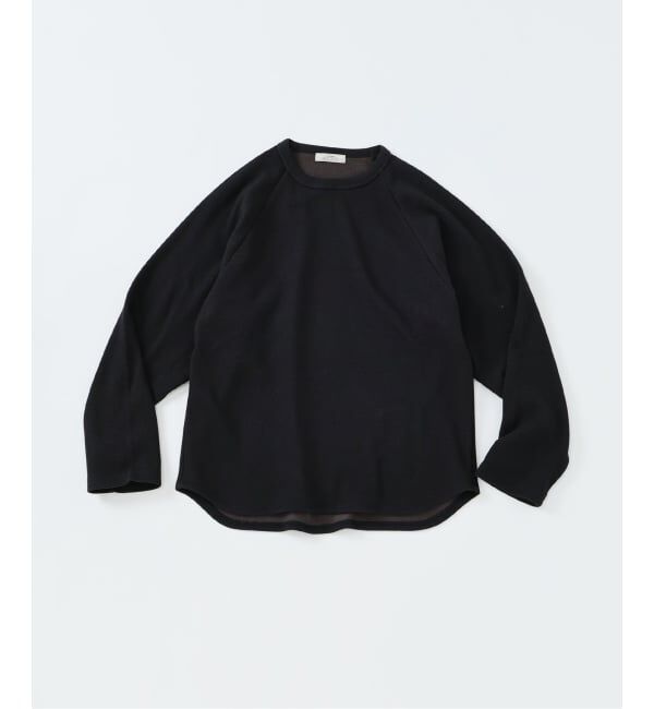 JOURNAL STANDARD relume「バックベロア サーマル クルーネック」|Tシャツ・カットソー|ブラック