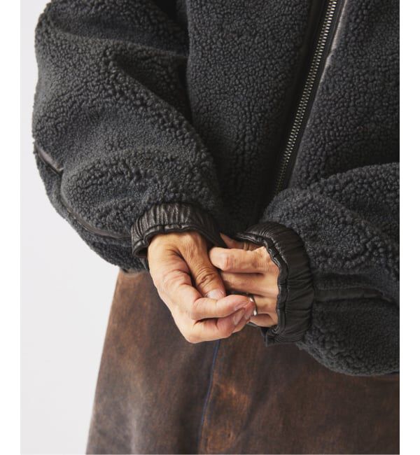 JOURNAL STANDARD relume「フェイクムートン リバーシブル フーディ ブルゾン」|その他|