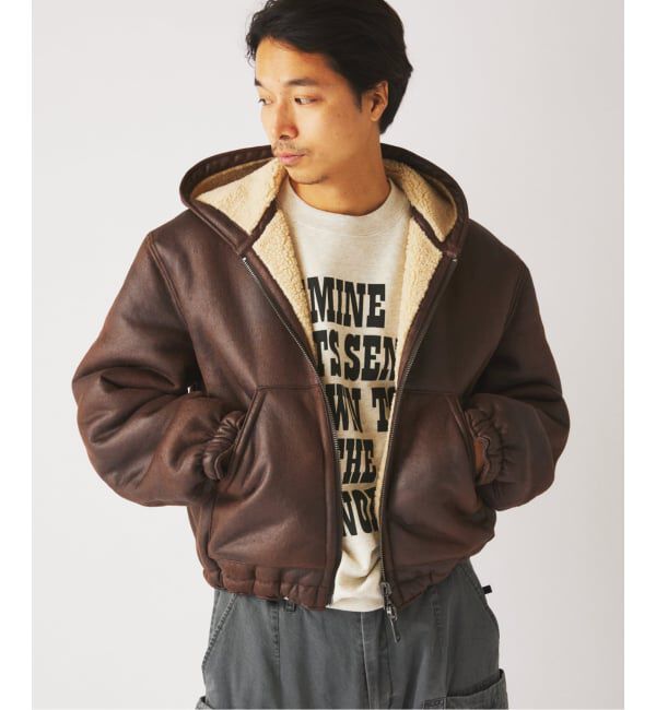 JOURNAL STANDARD relume「フェイクムートン リバーシブル フーディ ブルゾン」|その他|