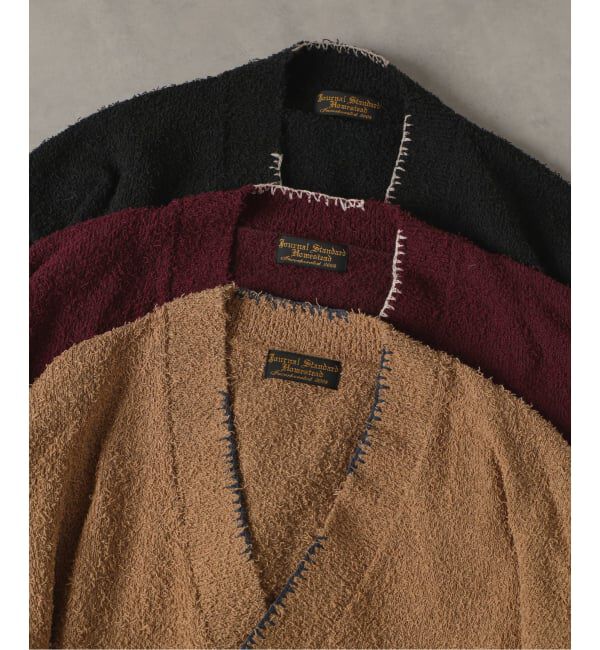 J.S.Homestead「J.S.Homestead / ハンド ステッチ ビアード カーディガン」|カーディガン|