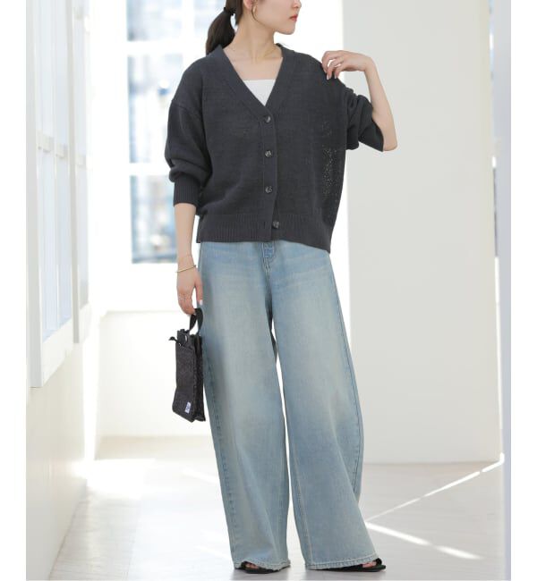 JOURNAL STANDARD relume「［26SS新作］リネンコットンVカーディガン」|カーディガン|