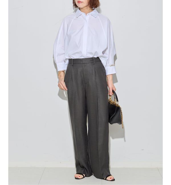 journal standard L'essage「《追加/セットアップ可》アイアスタックパンツ」|スラックス|