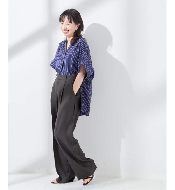 journal standard L'essage「《追加/セットアップ可》アイアスタックパンツ」|スラックス|