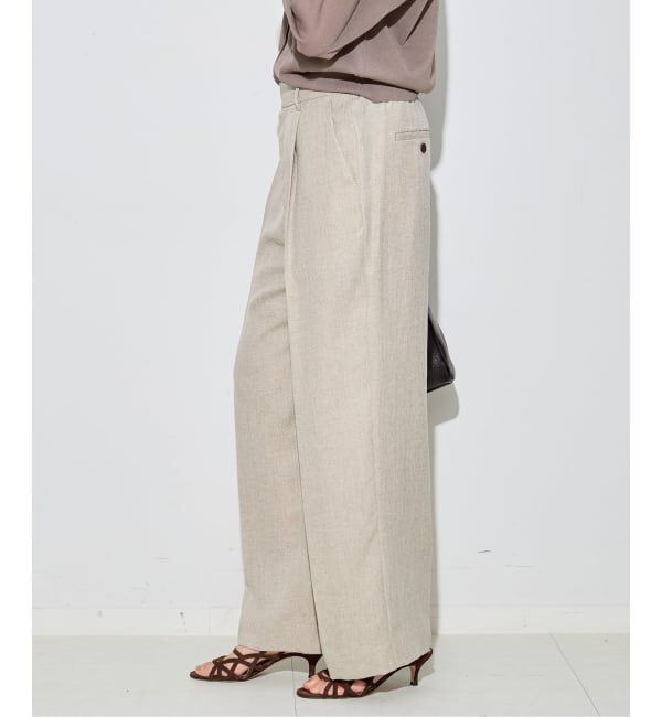 journal standard L'essage「《追加/セットアップ可》アイアスタックパンツ」|スラックス|