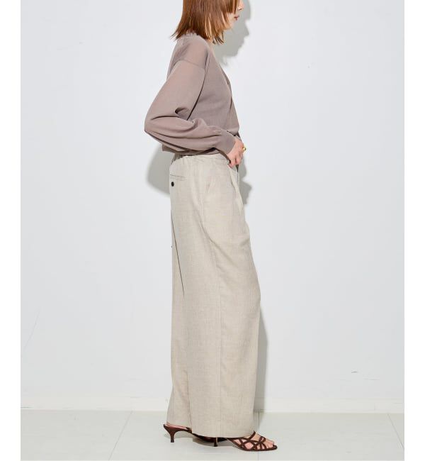 journal standard L'essage「《追加/セットアップ可》アイアスタックパンツ」|スラックス|