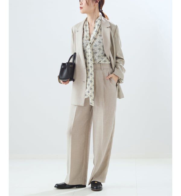 journal standard L'essage「《追加/セットアップ可》アイアスタックパンツ」|スラックス|