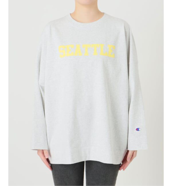 JOURNAL STANDARD relume「別注【Champion/チャンピオン】16s/1 Jersey L/S Bleach Wash：カットソー」|Tシャツ・カットソー|