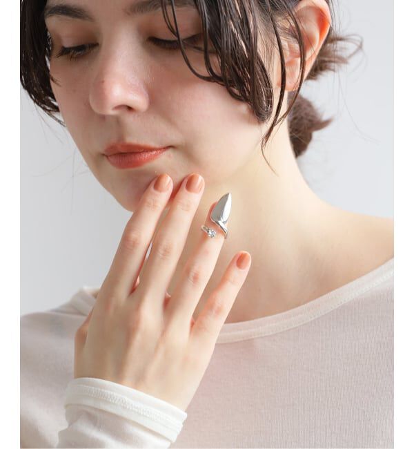Oriens JOURNAL STANDARD「【JUSTINE CLENQUET/ジャスティーヌ クランケ】 LUCE CRYSTAL NAIL RING」|リング|