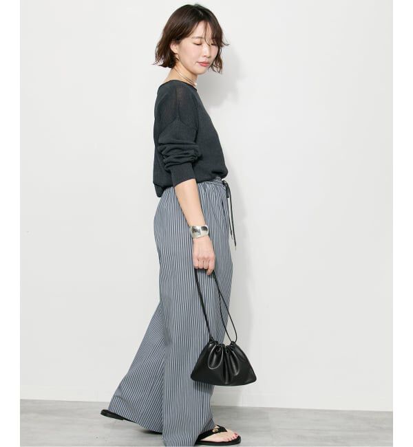 journal standard L'essage「ウォッシャブル ペーパー混プルオーバー」|ニット・セーター|