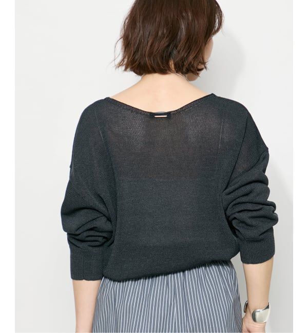 journal standard L'essage「ウォッシャブル ペーパー混プルオーバー」|ニット・セーター|