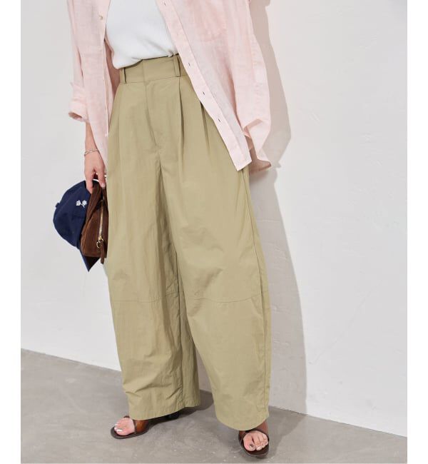 JOURNAL STANDARD「《予約》マットクロスコクーンワイドパンツ」|その他|ベージュ