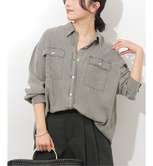 JOURNAL STANDARD relume「ガーメントダイオーバーサイズシャツ」|シャツ・ブラウス|グレーA