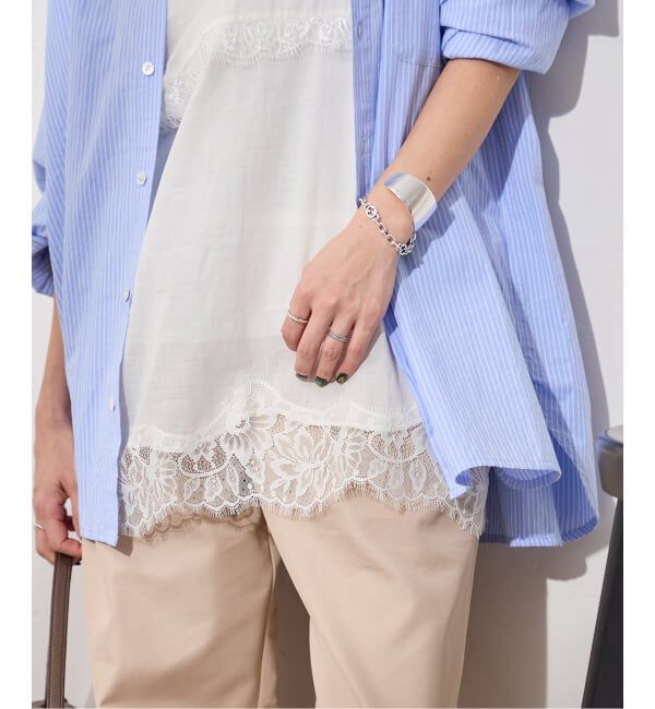 JOURNAL STANDARD「《予約》ボイルアイラッシュレースキャミ」|キャミソール|