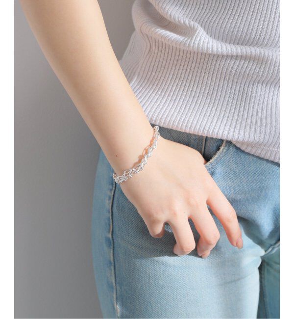 FRAMeWORK「PREEK/プリーク braid chain bracelet」|ブレスレット・バングル|