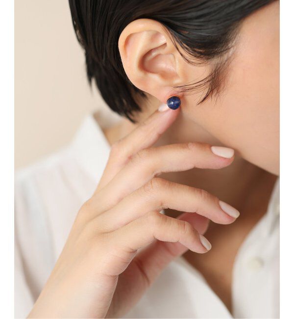 Lilas by Spick&Span「《WEB限定》ソーダライト8mmカップボールピアス K10（両耳）」|ピアス|ゴールド