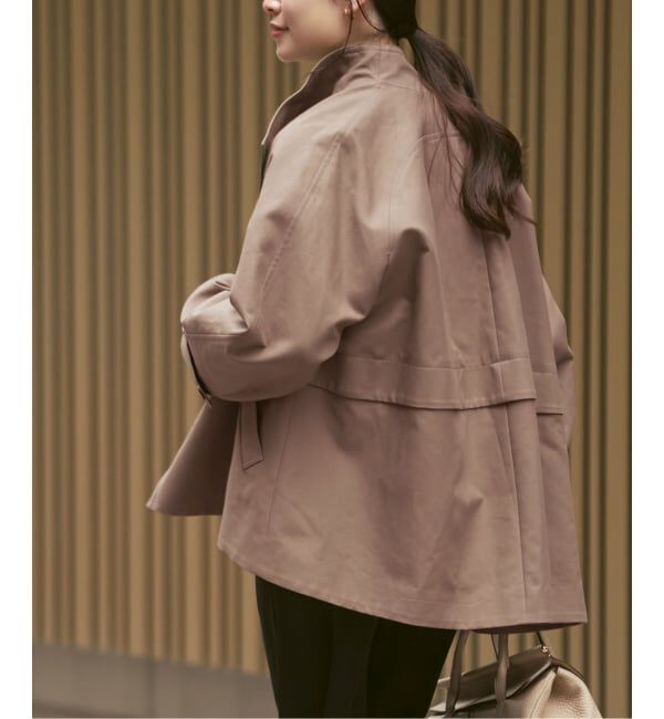 NOBLE「《追加》コットンダブルクロススタンドショートコート」|その他|