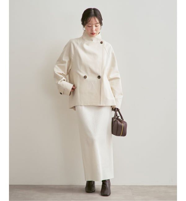 NOBLE「《追加》コットンダブルクロススタンドショートコート」|その他|