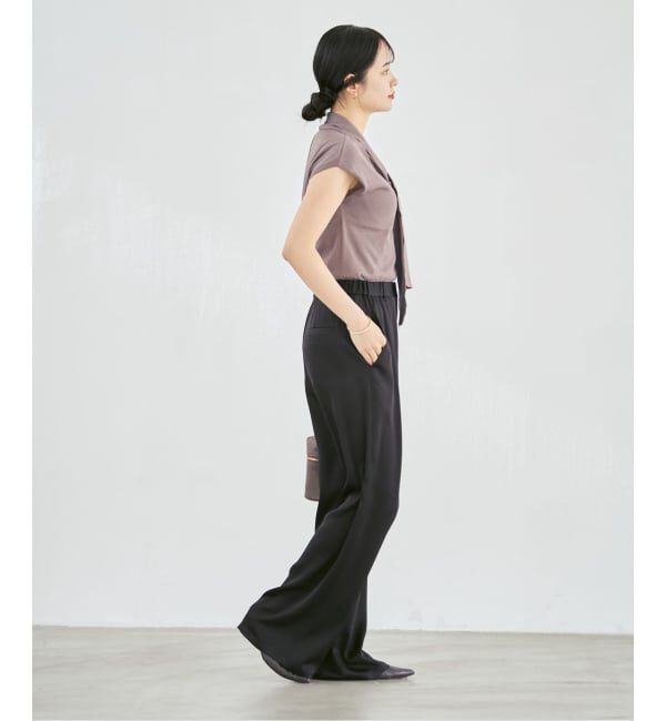 NOBLE「シルクフィールボウタイニット」|ニット・セーター|